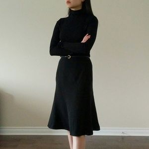 Ralph Lauren 100% Silk Midi Skirt